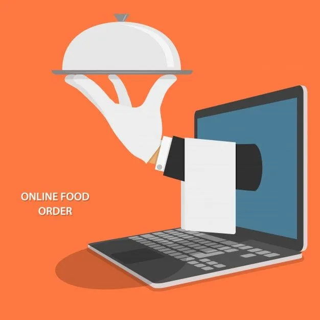 Digitale Speisekarte Online-Lieferung und -Abholung