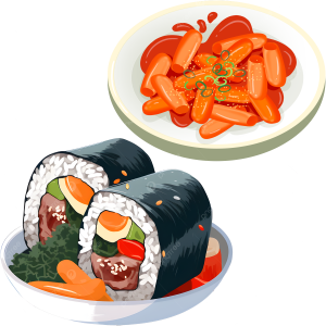 Kimbab/Tteokbboki