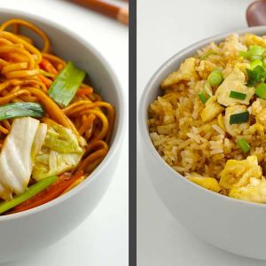 FRIED RICE AND NOODLES 